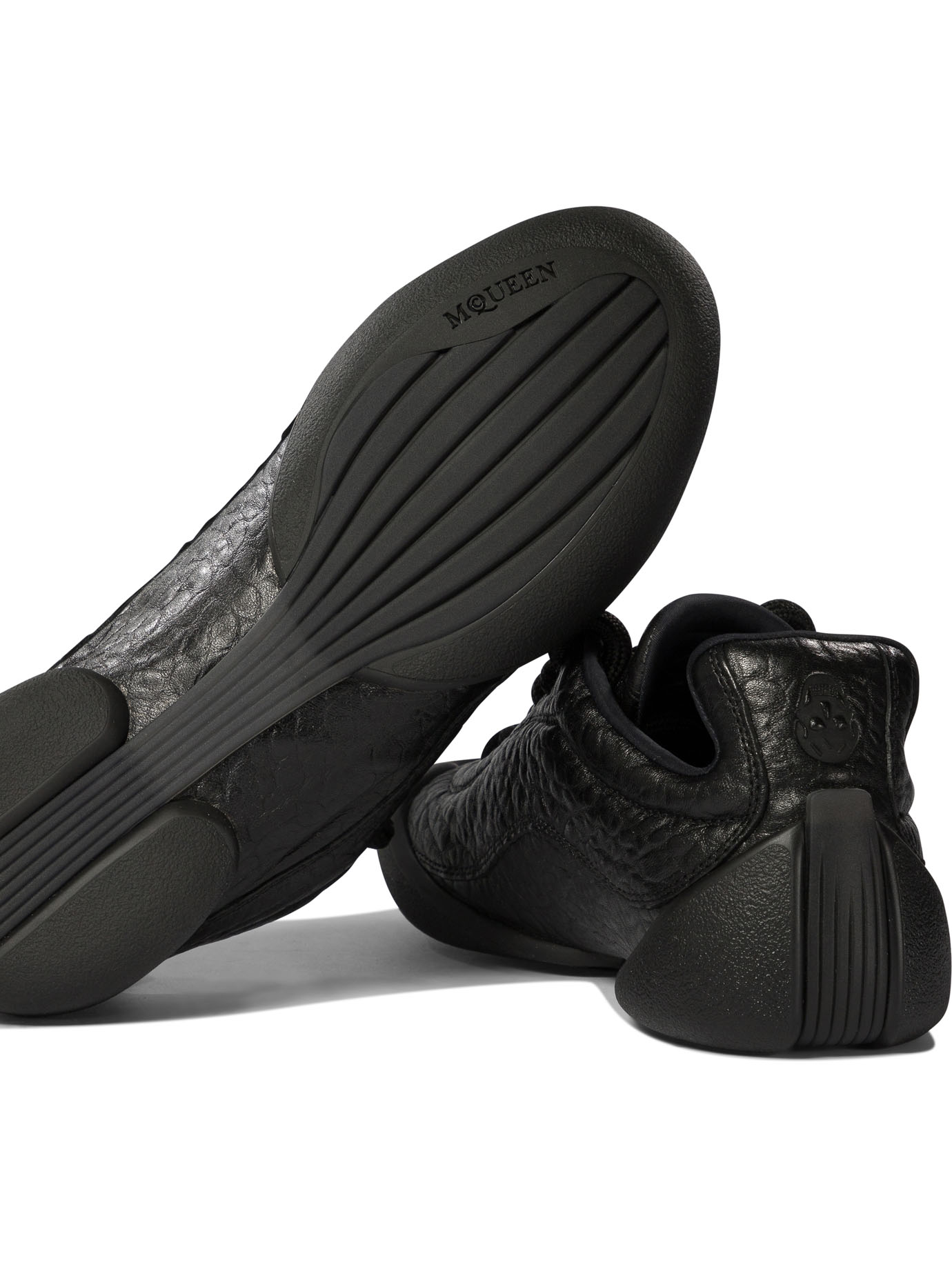 ALEXANDER MCQUEEN Black   Flexion sneakers